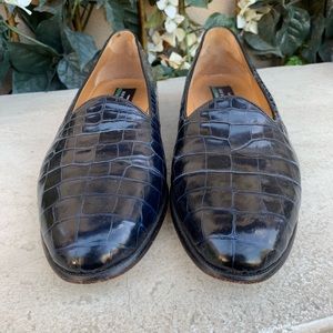 Size 11 men’s genuine crocodile shoes 100% real